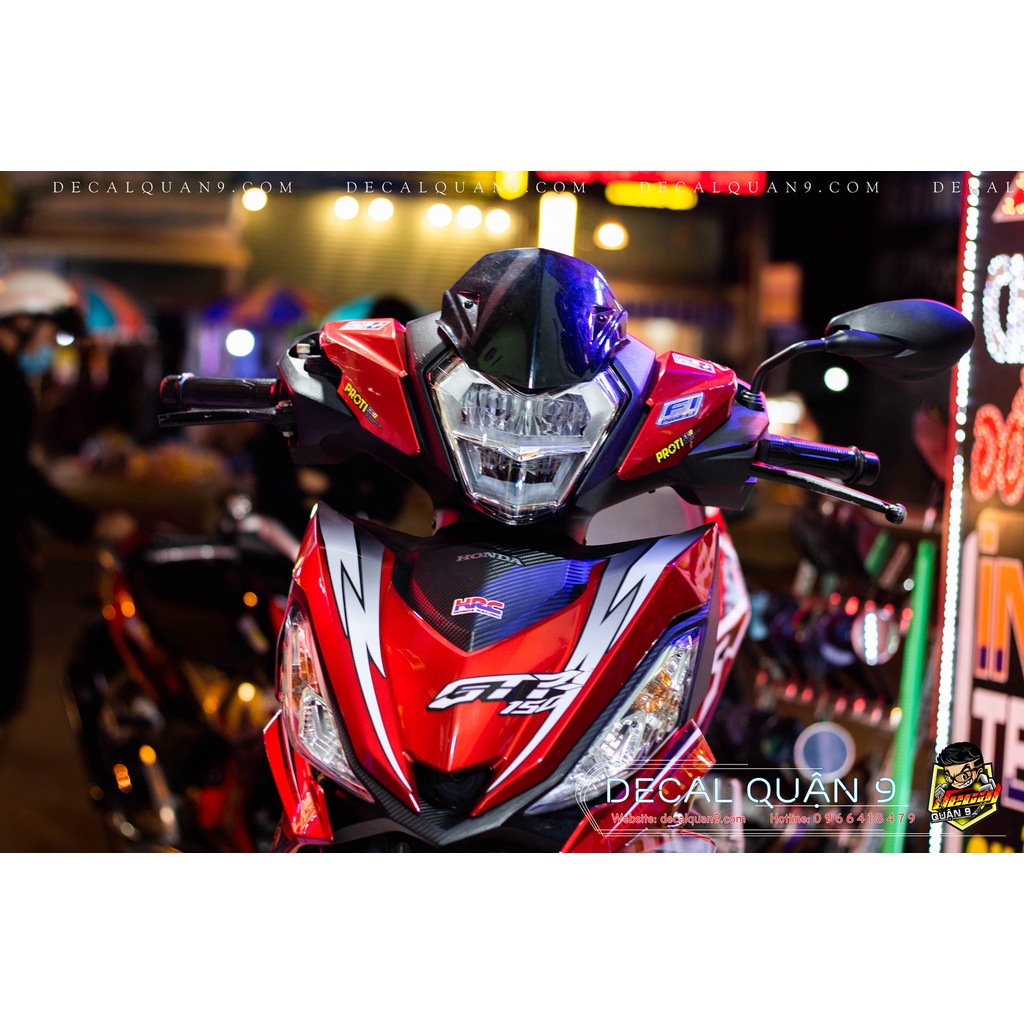 Tem rời GTR trắng đỏ đen dành cho winner_v1