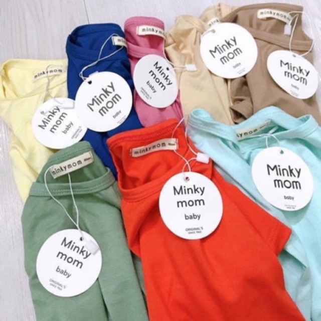 Bộ tay dài minky mom vải thun lạnh loại 1