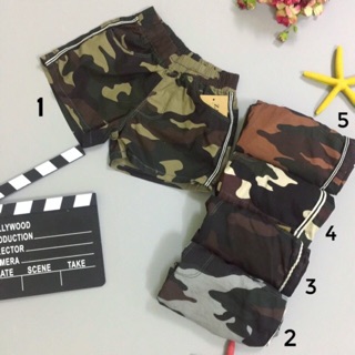 Quần short kaki bé trai/bé gái rằn ri