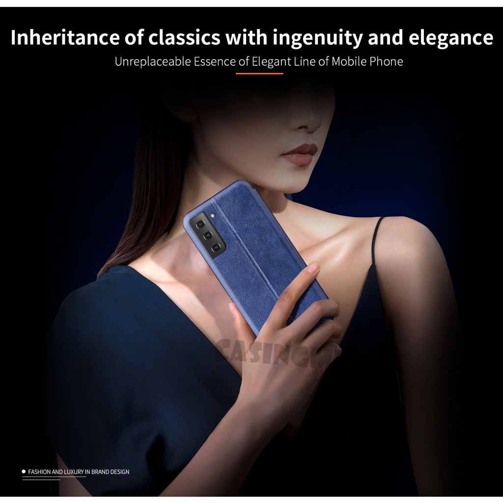 Ốp Điện Thoại Da Nắp Gập Dành Cho Samsung Galaxy S21FE 5G S21 S 21 S20 Ultra FE Plus S21FE 4G