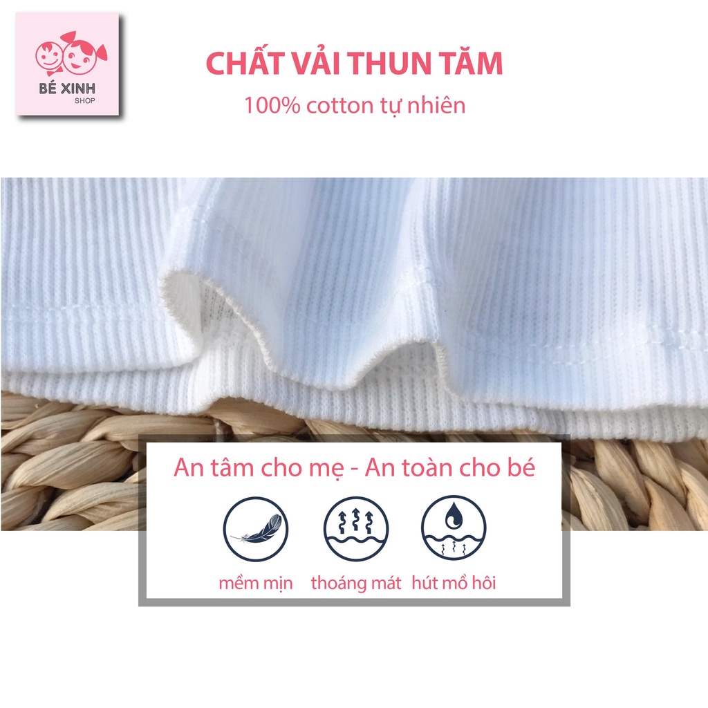 Áo dài tay thu đông bé trai bé gái trẻ em cỏ 3 phân Kwoo [RẺ NHẤT] Áo thun GÂN TĂM dài tay cho bé cổ lọ 3P Kwoo giữnhiêt