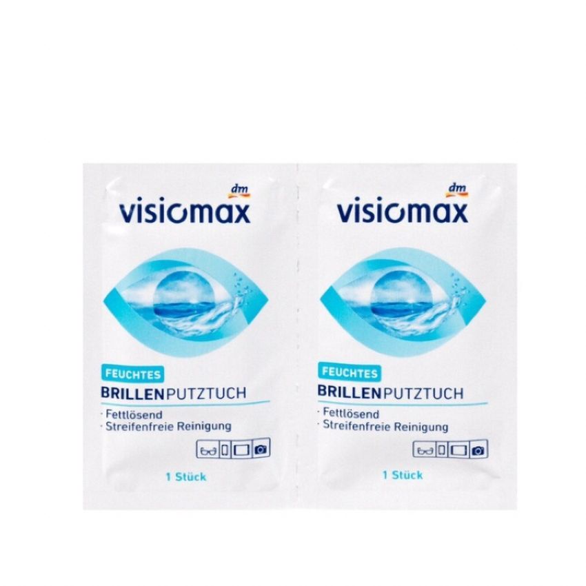 Giấy lau kính bề mặt điện thoại máy tính máy ảnh Visiomax đức giúp làm sạch và bảo vệ kính hộp 52 cái - mẹ bean bon