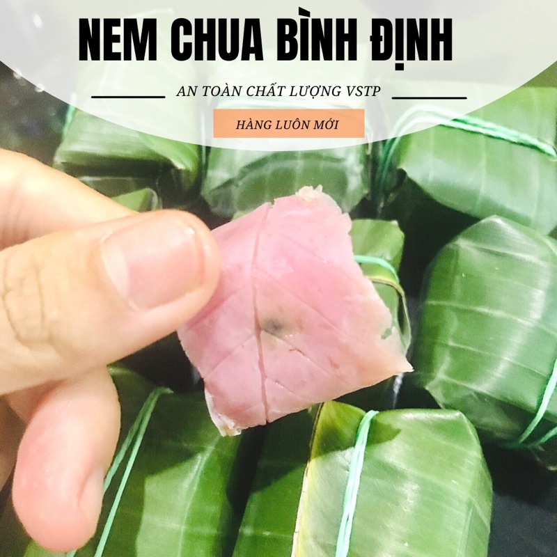 [ MỚI] NEM CHUA CHỢ HUYỆN (BÌNH ĐỊNH) 10 CHIẾC BAO NGON 300G
