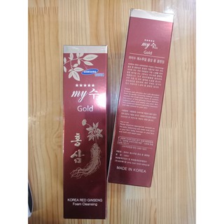 SỮA RỬA MẶT SÂM ĐỎ KOREA RED GINSENG FOAM CLEANSING MY GOLD