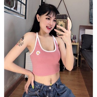 Áo yếm thêu hoa cúc