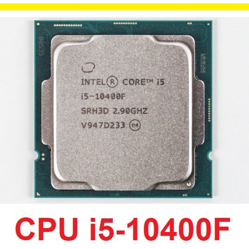 Bộ xử lý Intel i5-10400F bộ nhớ đệm 12M, lên đến 4,30 GHz. CPU i5 10400F qua sử dụng