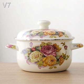 ✕Nồi hầm tráng men, xoong