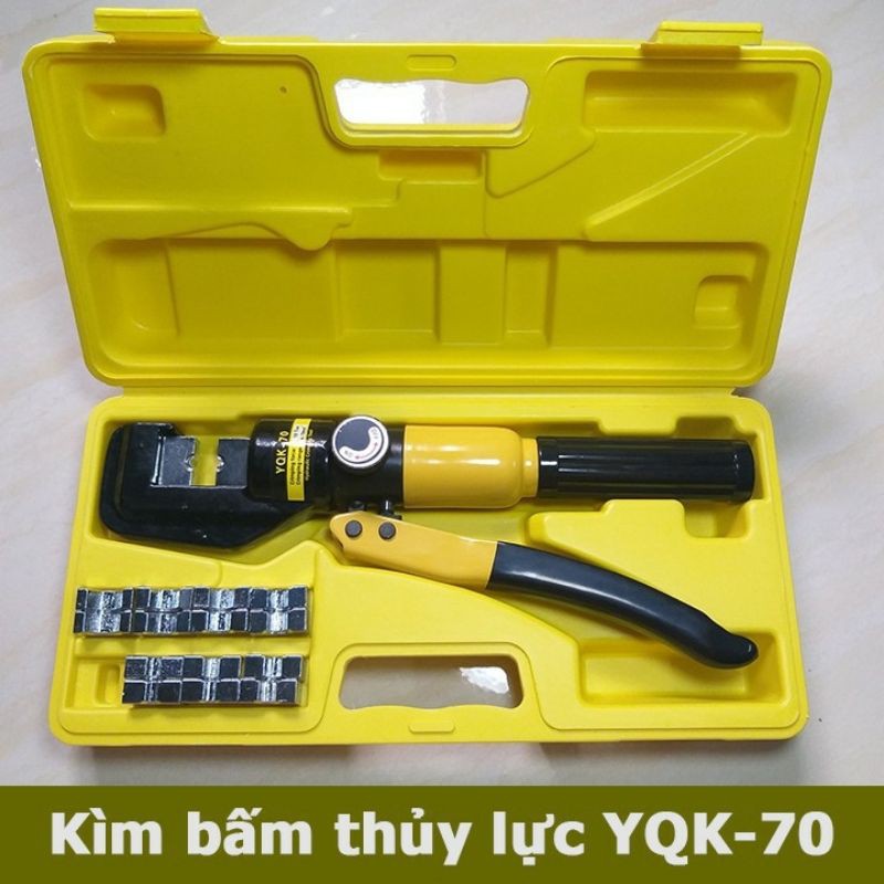 Kìm bấm cos thủy lực YQK-70 kìm ép cốt thủy lực YQK70