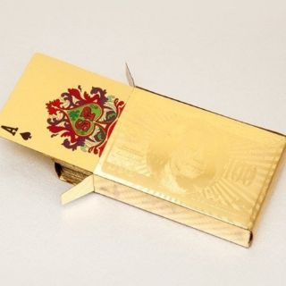 bộ bài mạ vàng