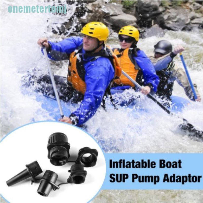 【ter】Inflatable Boat Pump Adaptor Kayak Air Valve Tire Compressor Converter 4 Nozzle