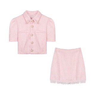 SET ÁO + CHÂN VÁY HỒNG [ Order taobao ]