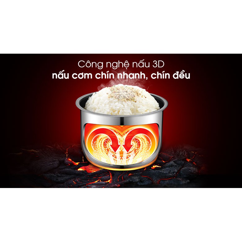 Nồi cơm điện tử Sharp 1.8 lít KS-TH18/Hang trưng bày mới 98-99%