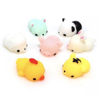 Mochi, Squishy thú dẻo dễ thương, combo 20 con không trùng, hàng nhập y hình 100%giao mẫu ngẫu nhiên