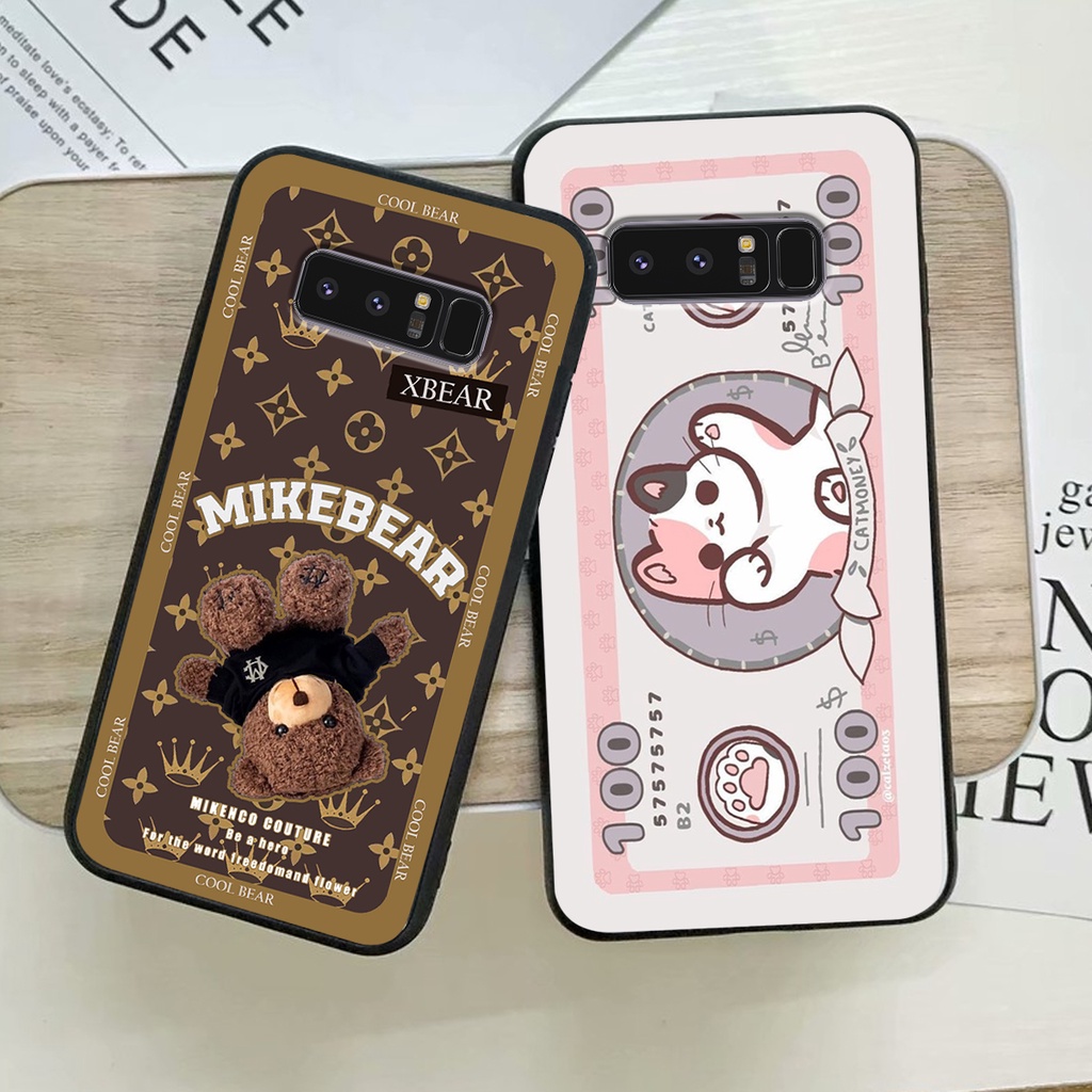 Ốp lưng Samsung Galaxy NOTE 8 in hình cao cấp mẫu kẻ caro,mikenbe@r siêu hot