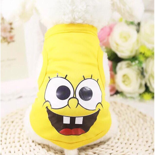 Áo Mùa Hè Hình Cartoon Cho Thú Cưng