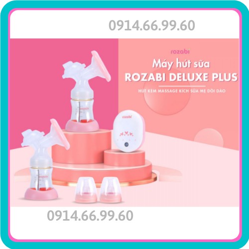 ⭐⭐⭐ Máy hút sữa điện đôi Rozabi Deluxe Plus có pin sạc