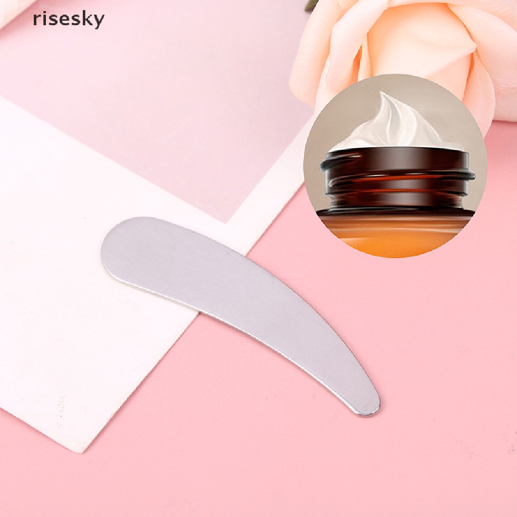 1 Muỗng Mini Bằng Kim Loại Dùng Trộn Mỹ Phẩm Làm Đẹp Tiện Dụng ♨Trên đó