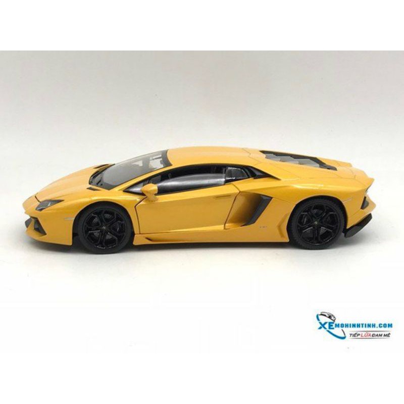 Xe Mô Hình Lamborghini Aventador Lp700-4 1:24 Welly ( Vàng )&lt;br&gt;