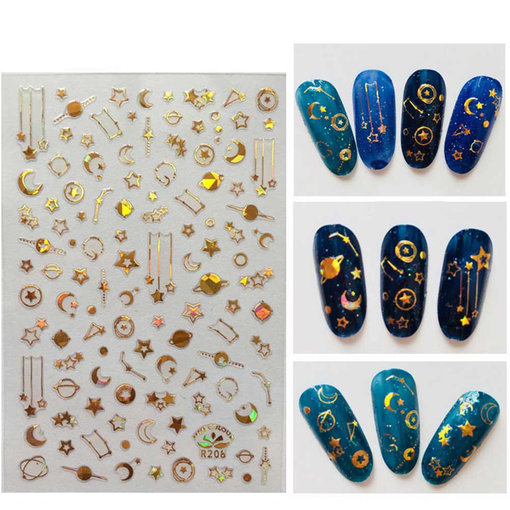 [Hàng mới về] Miếng dán 3D trang trí móng nghệ thuật