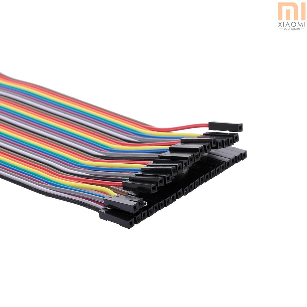 【shine】Breadboard Jumper Wires Male to Female Dupont Cable for Arduino Multicolored Ribbon Cables 40Pin 20cm