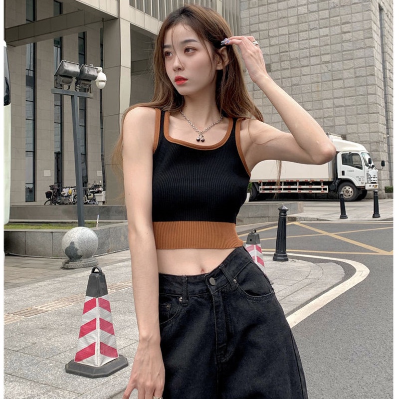 Áo Hai Dây Dáng Nhỏ Thời Trang Quyến Rũ Cho Nữ