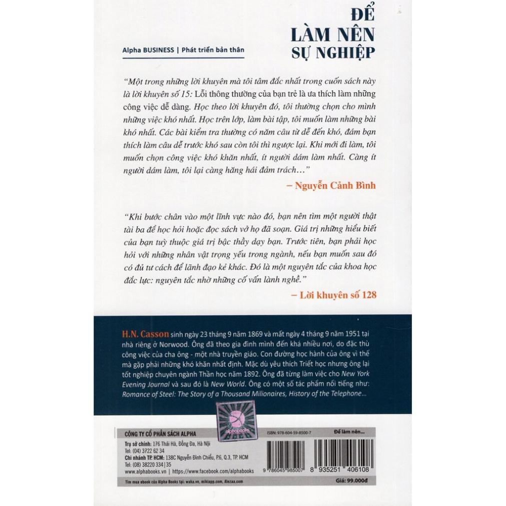 Sách - Để làm nên sự nghiệp | BigBuy360 - bigbuy360.vn
