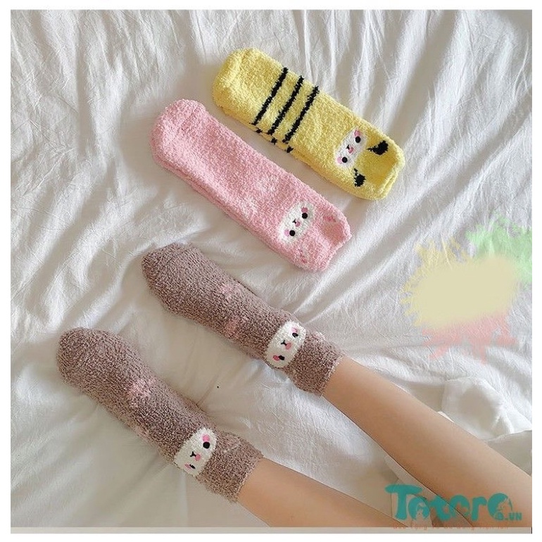 Vớ dài lông xù mềm mại siêu cute