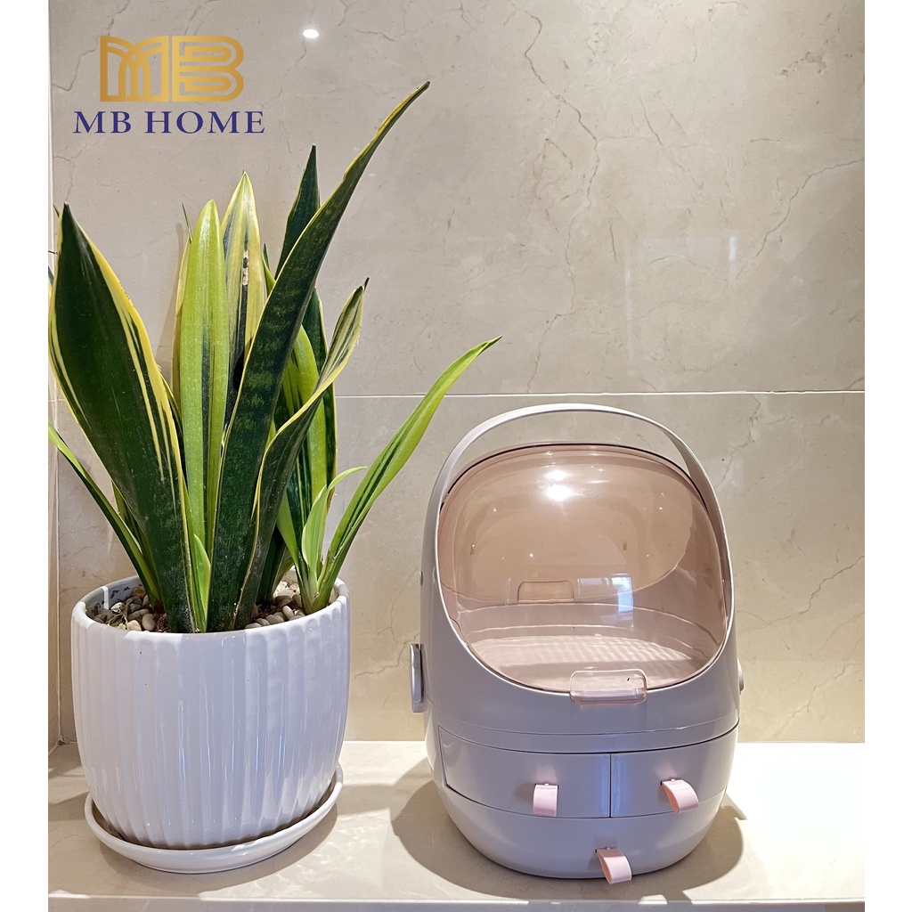 Kệ Đựng Mỹ Phẩm, Tủ Đựng Mỹ Phẩm, Hộp Đựng Trang Sức nhập khẩu phong cách Bắc Âu  (NC28)