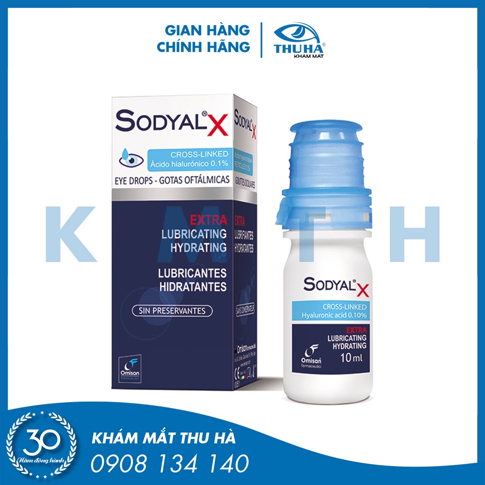 Nhỏ mắt Sodyal X - Không chất bảo quản - Italy - [Chính hãng]