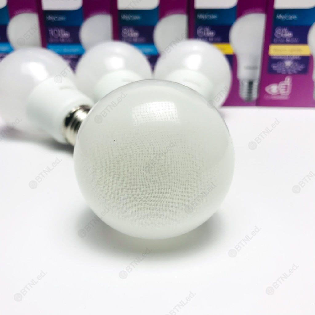 Bóng đèn PHILIPS LED Bulb MyCare E27 A60 - [HÀNG CHÍNH HÃNG] - Êm dịu cho mắt