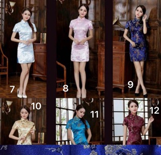 Váy sườn xám ngắn size s-6xl