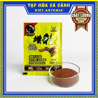 Thức ăn cho cá cảnh, cám vàng dành cho betta, guppy...