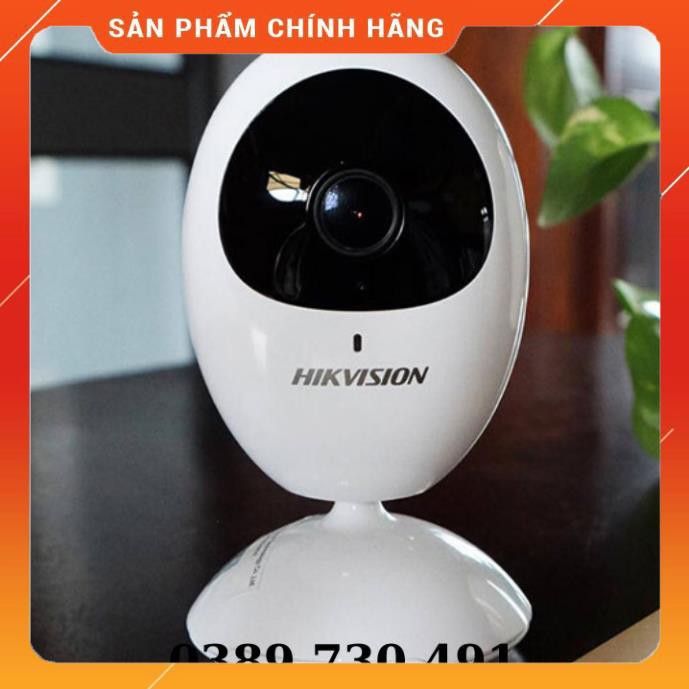 Camera IP WiFi Không Dây Quan Sát Toàn Cảnh 110°, Độ Nét FULL HD1080P HikVision CUBE Mini DS-2CV2U21FD-IW