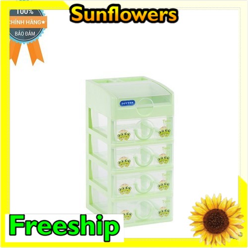 Tủ nhựa Duy Tân Tomi Mini 5 tầng - Sunflowers