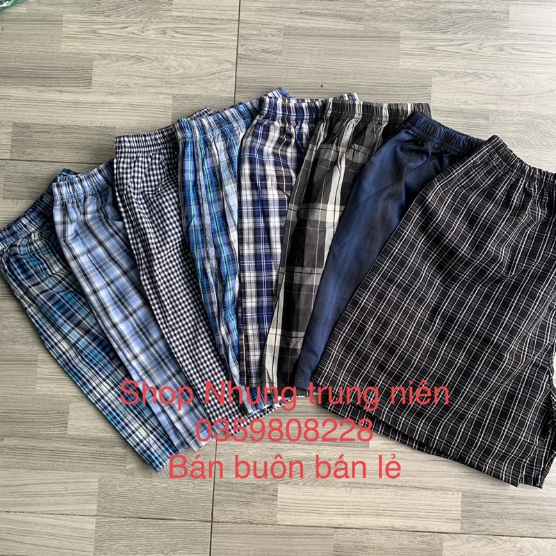 Quần đùi quần lót 100% cotton cty Hanoisimex ảnh thật nam