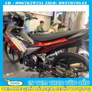 Tem rời ex 135 2010 đỏ đen