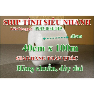 Cuộn Xốp Hơi, Xốp Bong Bóng Khổ 30cmx100m, Xốp Chống Sốc, Gói Hàng