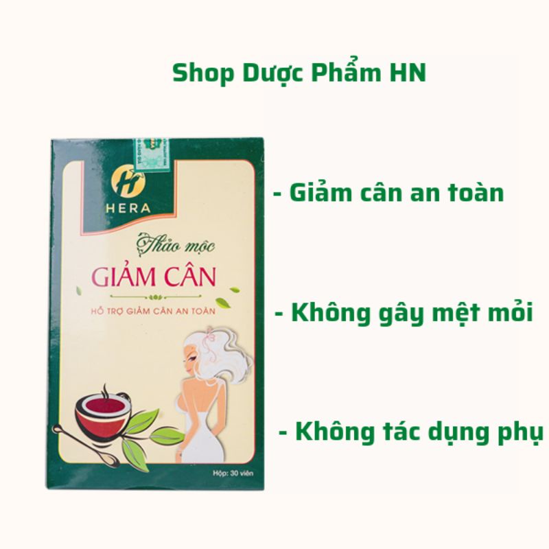 Thảo Mộc Trà Giảm Cân Hera Plus Chính Hãng ❤️FREESHIP❤️Sản phẩm không phải là thuốc