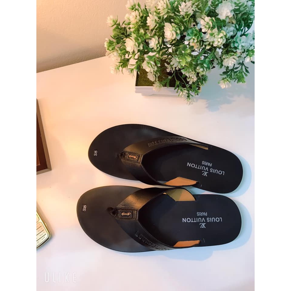 Dép da bò xỏ ngón ( tông da )