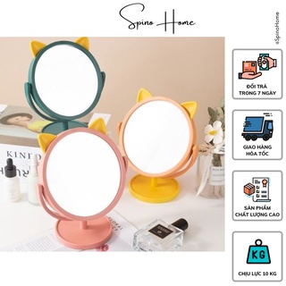 Gương để bàn trang điểm đẹp hình doremon cute