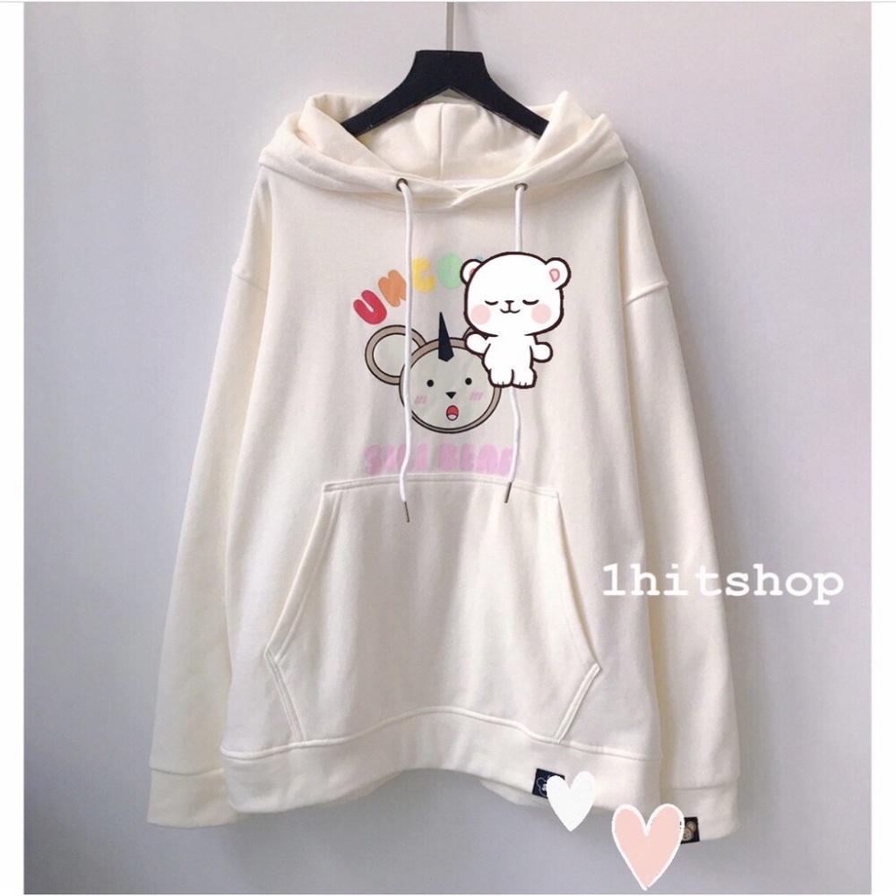 Áo Hoodie UN.CO.VER Ulzzang Unisex (SICI full TAG MỚI) 1hitshop | BigBuy360 - bigbuy360.vn