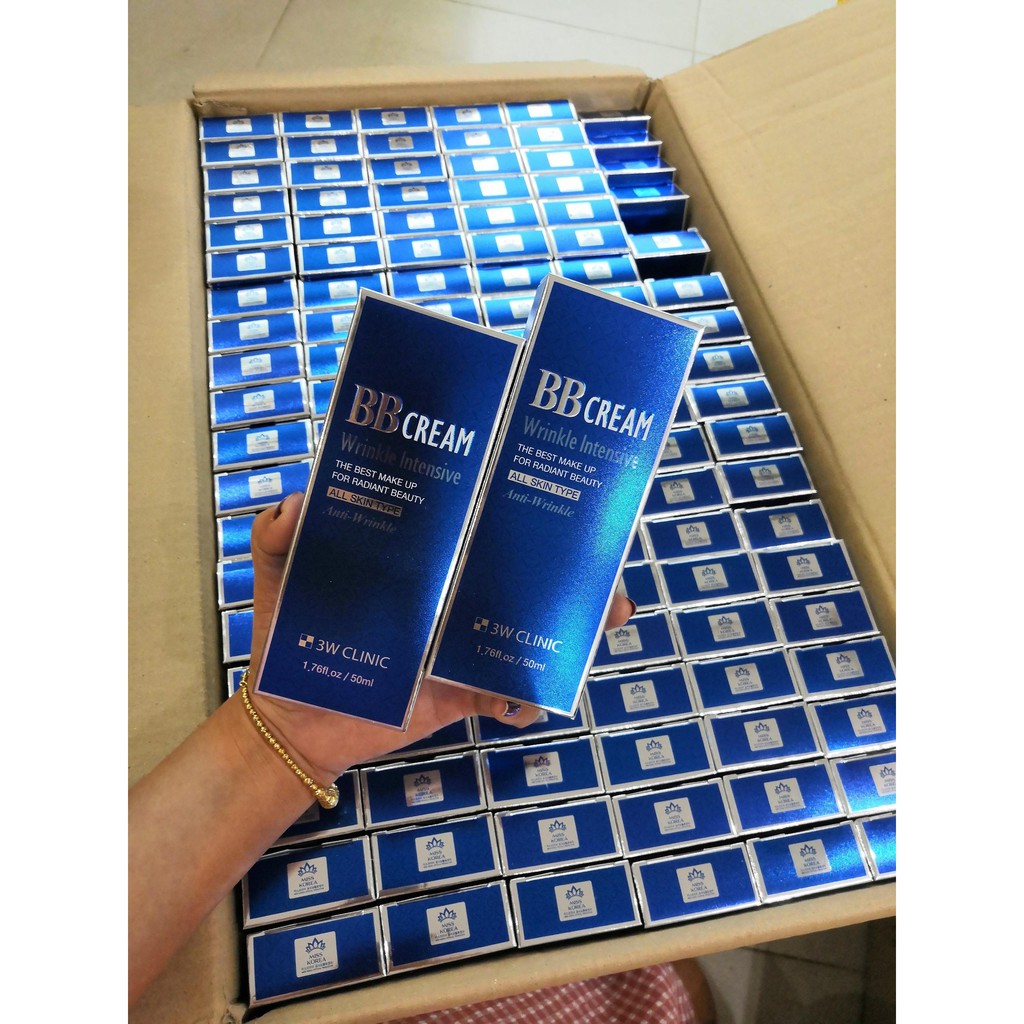 [ CHÍNH HÃNG 100%]  KEM BB CREAM CHỐNG NHĂN 3W CLINIC WRINKLE REPAIR | BigBuy360 - bigbuy360.vn
