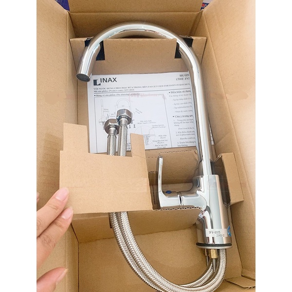 VÒI RỬA BÁT NÓNG LẠNH SFV-802S INAX