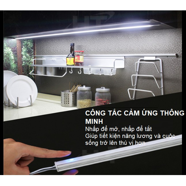 BỘ ĐÈN LED CẢM ỨNG 1 CHẠM 30-100cm Có Thể Điều Chỉnh Độ Sáng