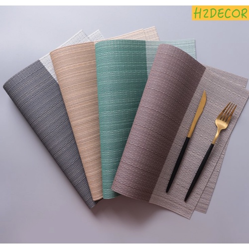 Tấm lót bàn ăn cách nhiệt chống nước PVC cao cấp phong cách Bắc Âu - H2DECOR