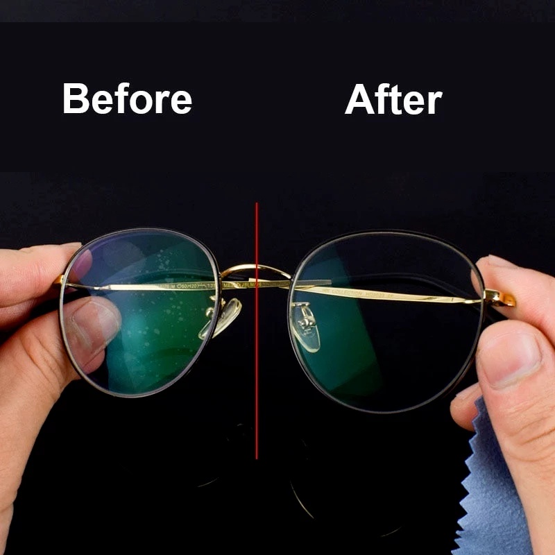 Bộ 10 Khăn Lau Đánh Bóng/ Đánh Bóng Kính/Kính Mắt/ Màn Hình Điện Thoại Bằng Sợi Micro Mềm Mại Tiện Dụng