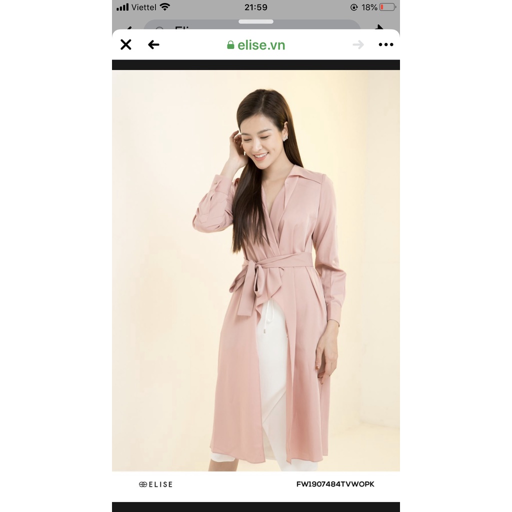 Pass áo khoác Elise siêu xinh. New 99% mới mặc 1 lần.