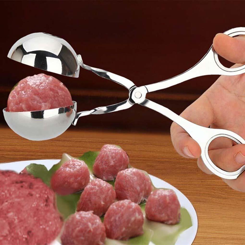 Muỗng Kẹp Làm Thịt Viên Bằng Thép Không Gỉ ff86 Tiện Lợi Dành Cho Nhà Bếp
