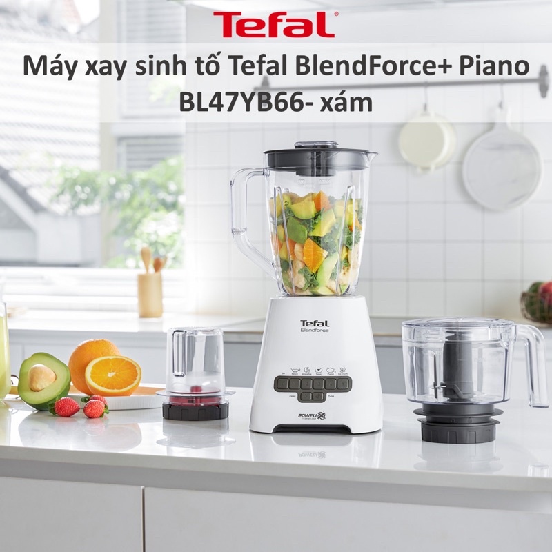 Máy Xay Sinh Tố Tefal BL47YB66 2L 3 Cối Hàng Chính Hãng (Bảo Hành Toàn Quốc 2 Năm)