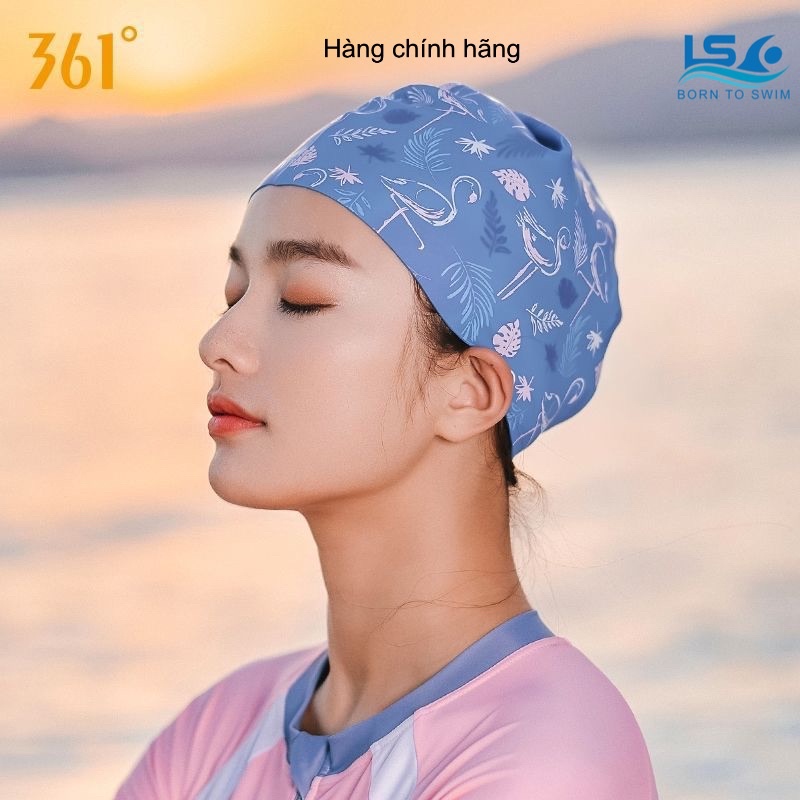 Mũ bơi 361 hàng chính hãng co giãn tốt